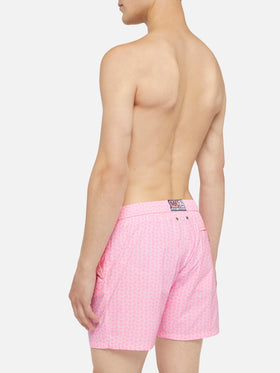 Comfort Light swim shorts with fish print - MC2 Saint Barth