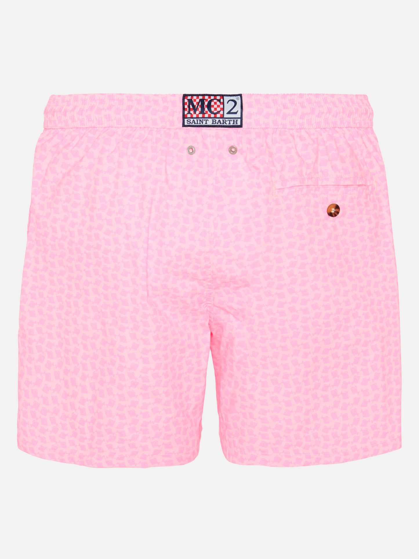 Comfort Light swim shorts with fish print