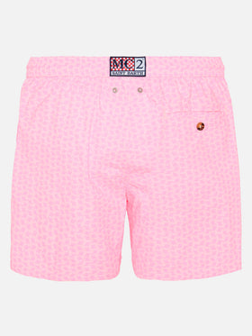 Comfort Light swim shorts with fish print