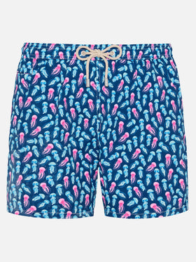 Badeshorts Comfort Light mit Quallen-Print