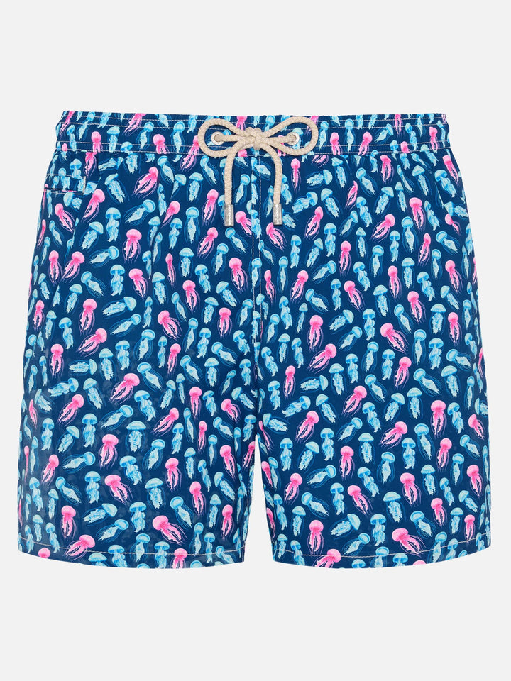 Badeshorts Comfort Light mit Quallen-Print