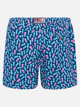 Badeshorts Comfort Light mit Quallen-Print