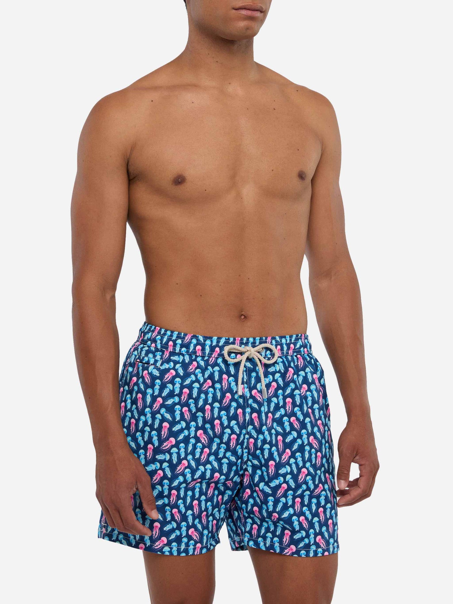 Badeshorts Comfort Light mit Quallen-Print