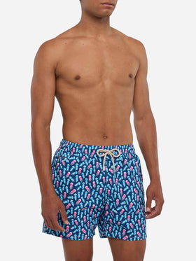 Badeshorts Comfort Light mit Quallen-Print