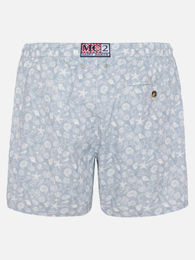 Comfort Light swim shorts with shells print