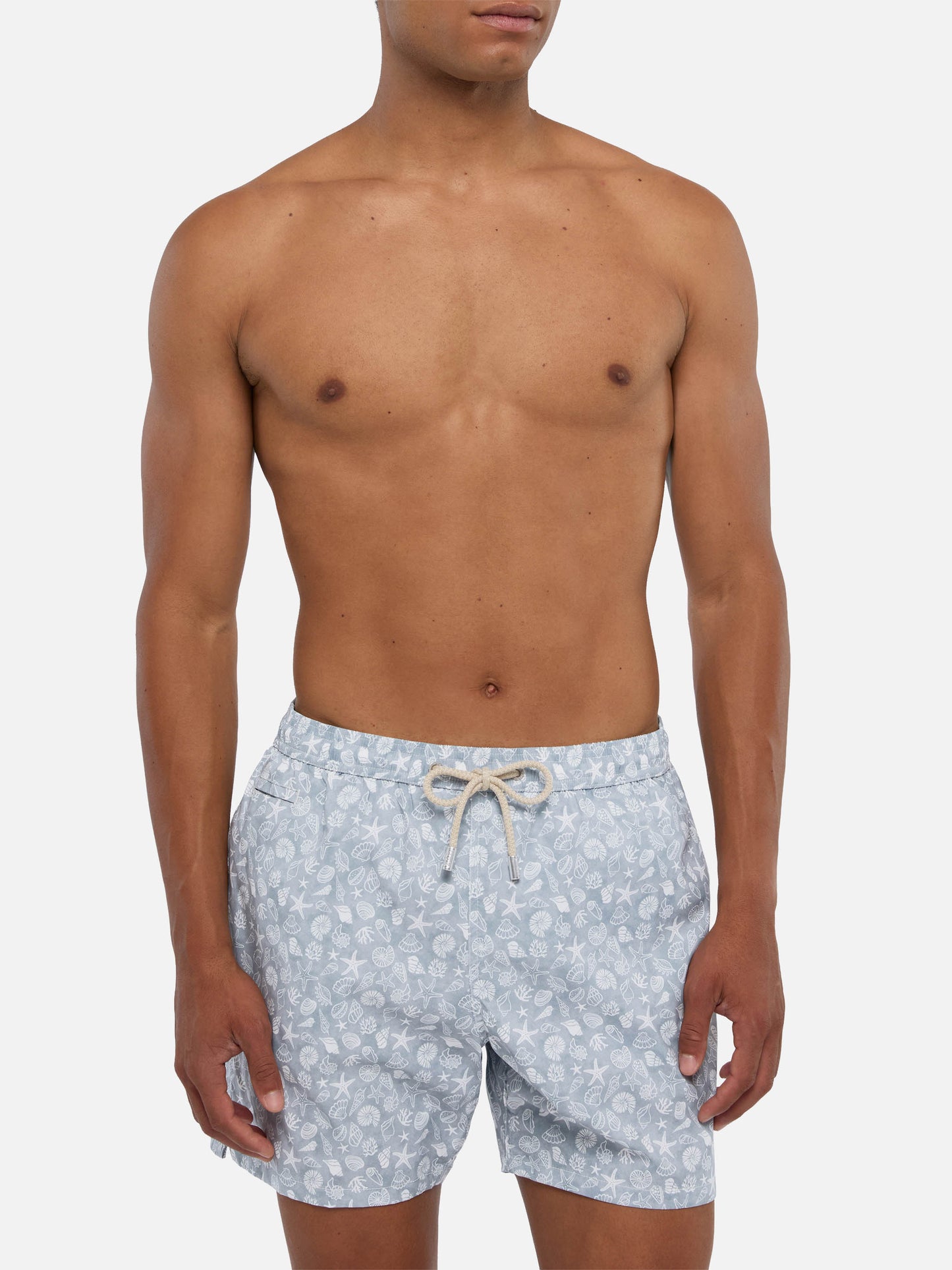 Comfort Light swim shorts with shells print