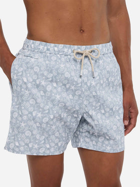 Comfort Light swim shorts with shells print