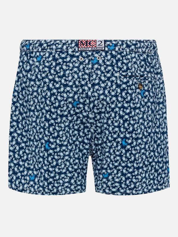 Comfort Light swim shorts with crabs print