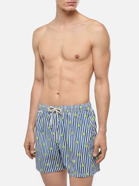 Comfort Light swim shorts with octopus print - MC2 Saint Barth