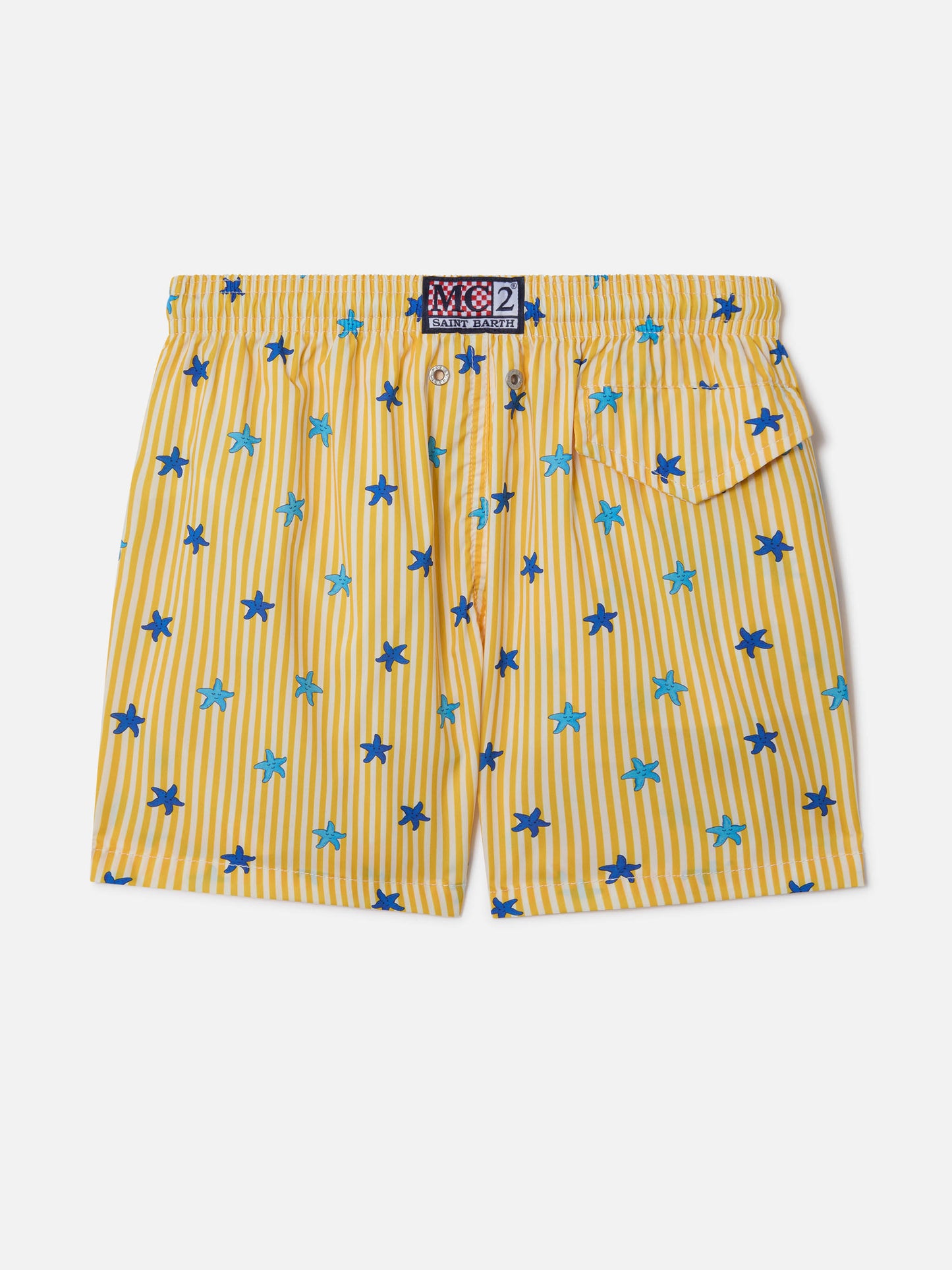 Short de bain Boy Comfort Light Jr avec imprimé étoiles de mer 