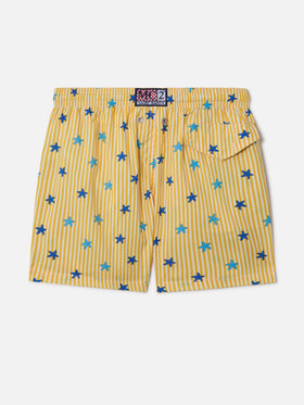 Short de bain Boy Comfort Light Jr avec imprimé étoiles de mer 