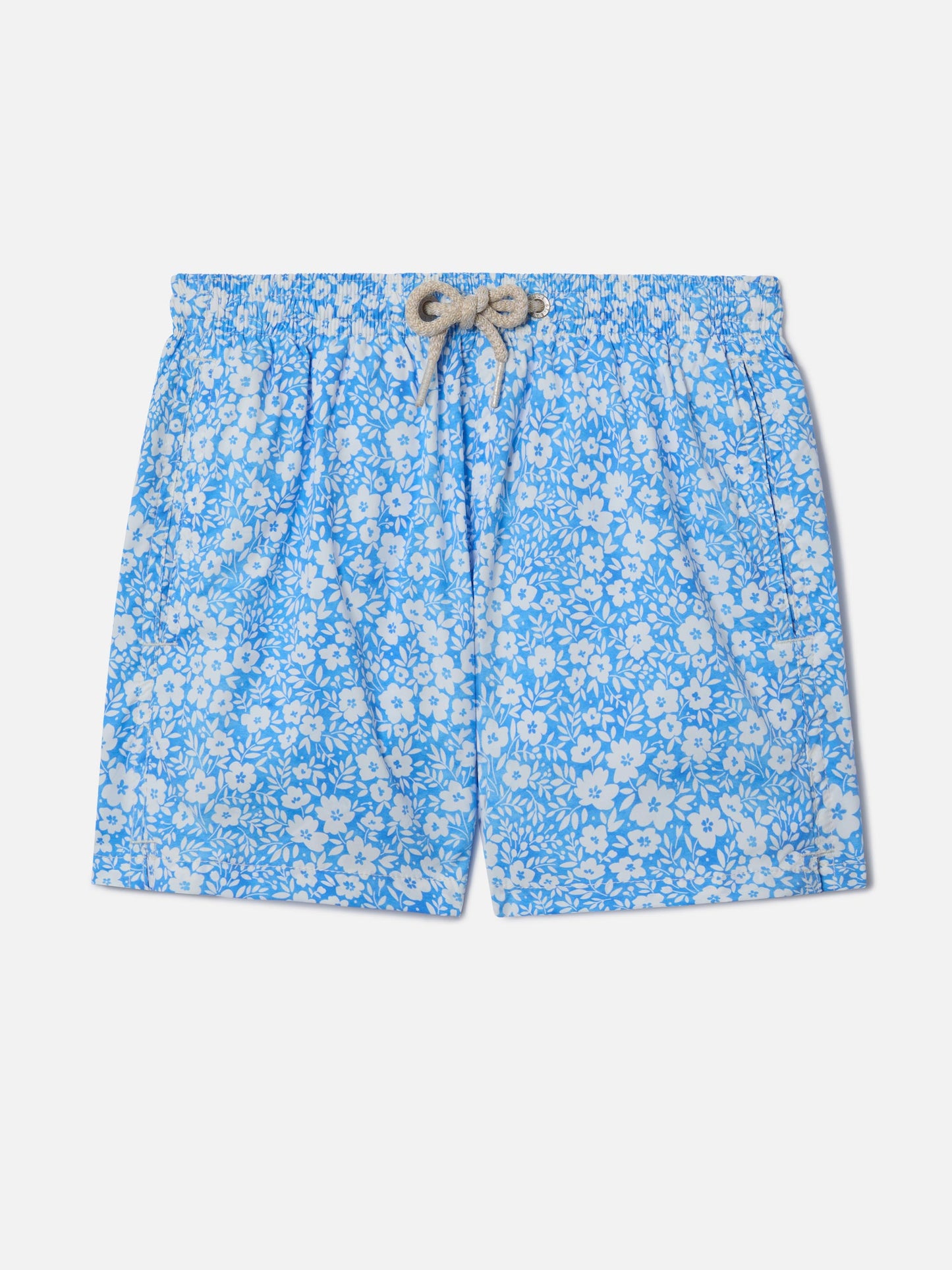 Costume classico elasticizzato Comfort Light Jr con stampa floreale