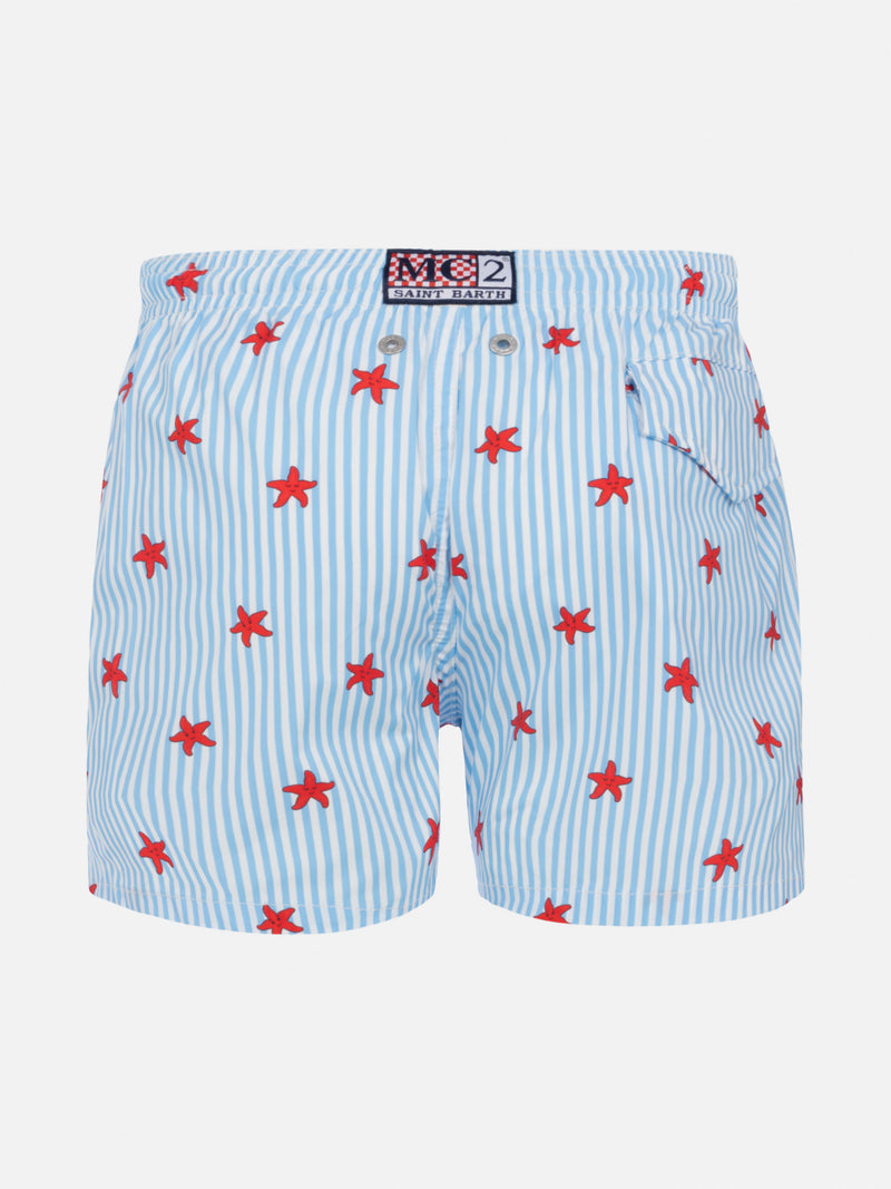 Comfort Light swim shorts with starfish print