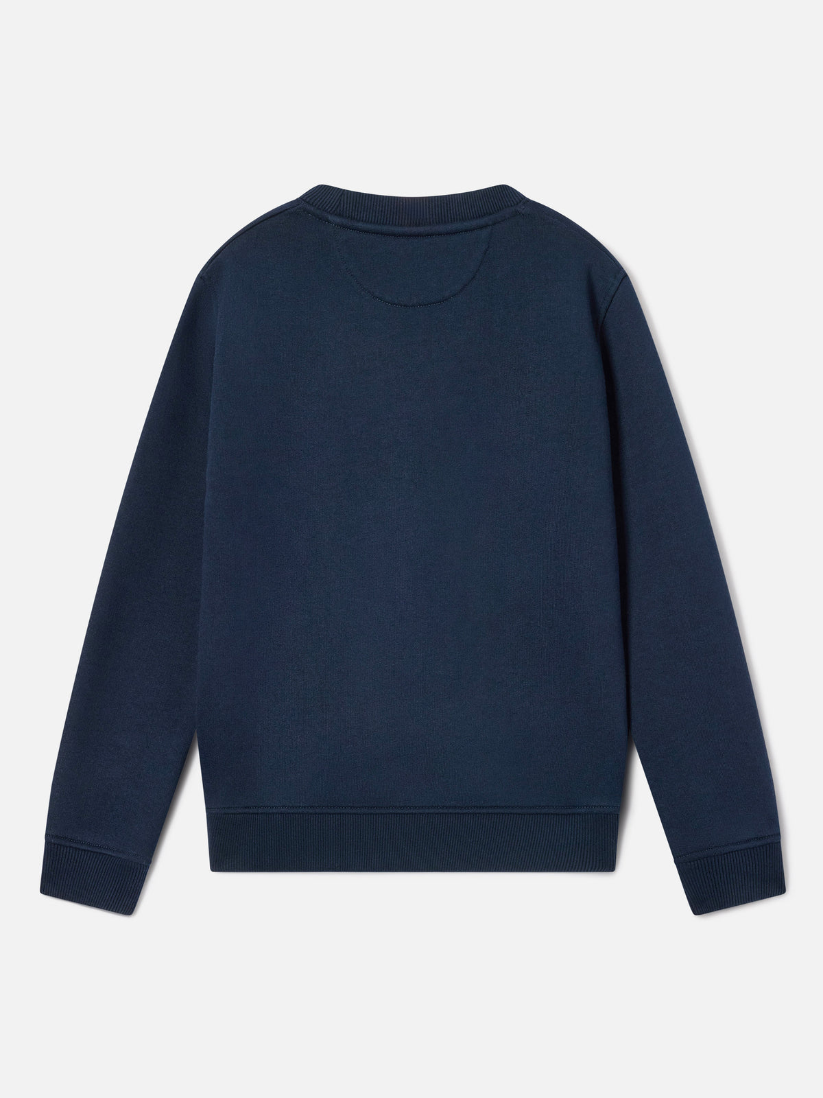 Felpa Cooper Jr blu con patch logo gialla in spugna