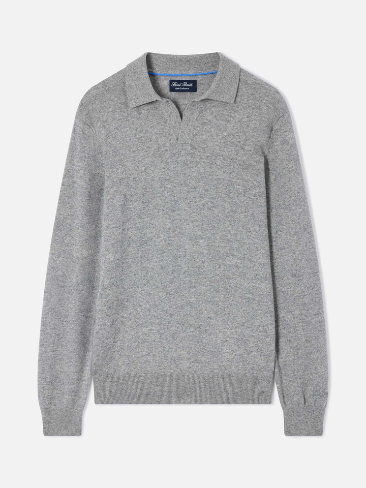 Polo Covent en cachemire gris 