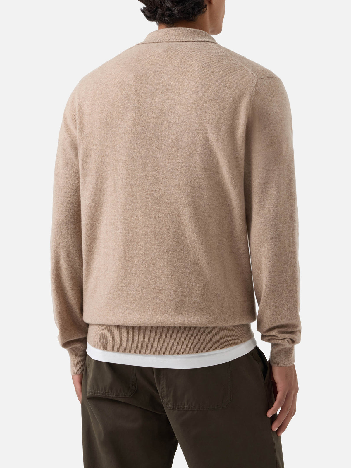 Polo Covent khaki in cashmere