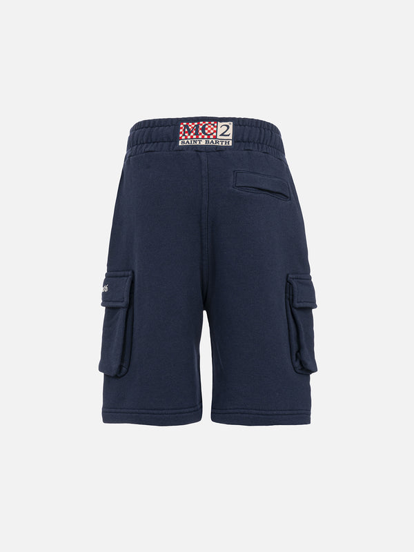 Cargy navy blue bermuda cargo pants