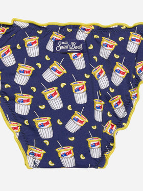 Girl triangle bikini with Estathé print | Estathé® Special Edition