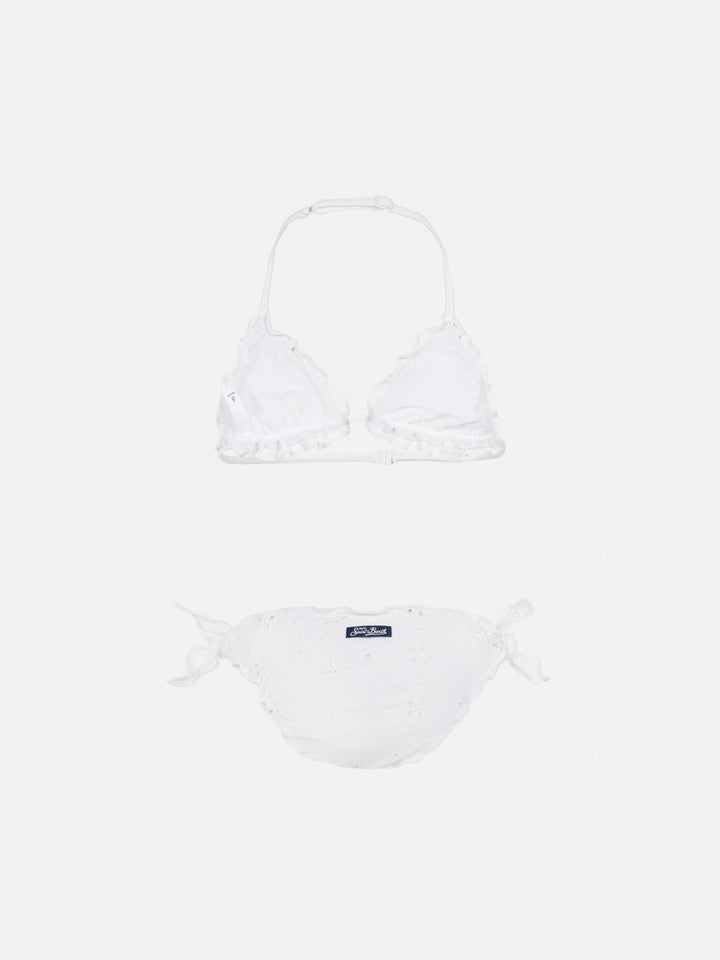 Cris Sangallo cotton lace triangle bikini - MC2 Saint Barth
