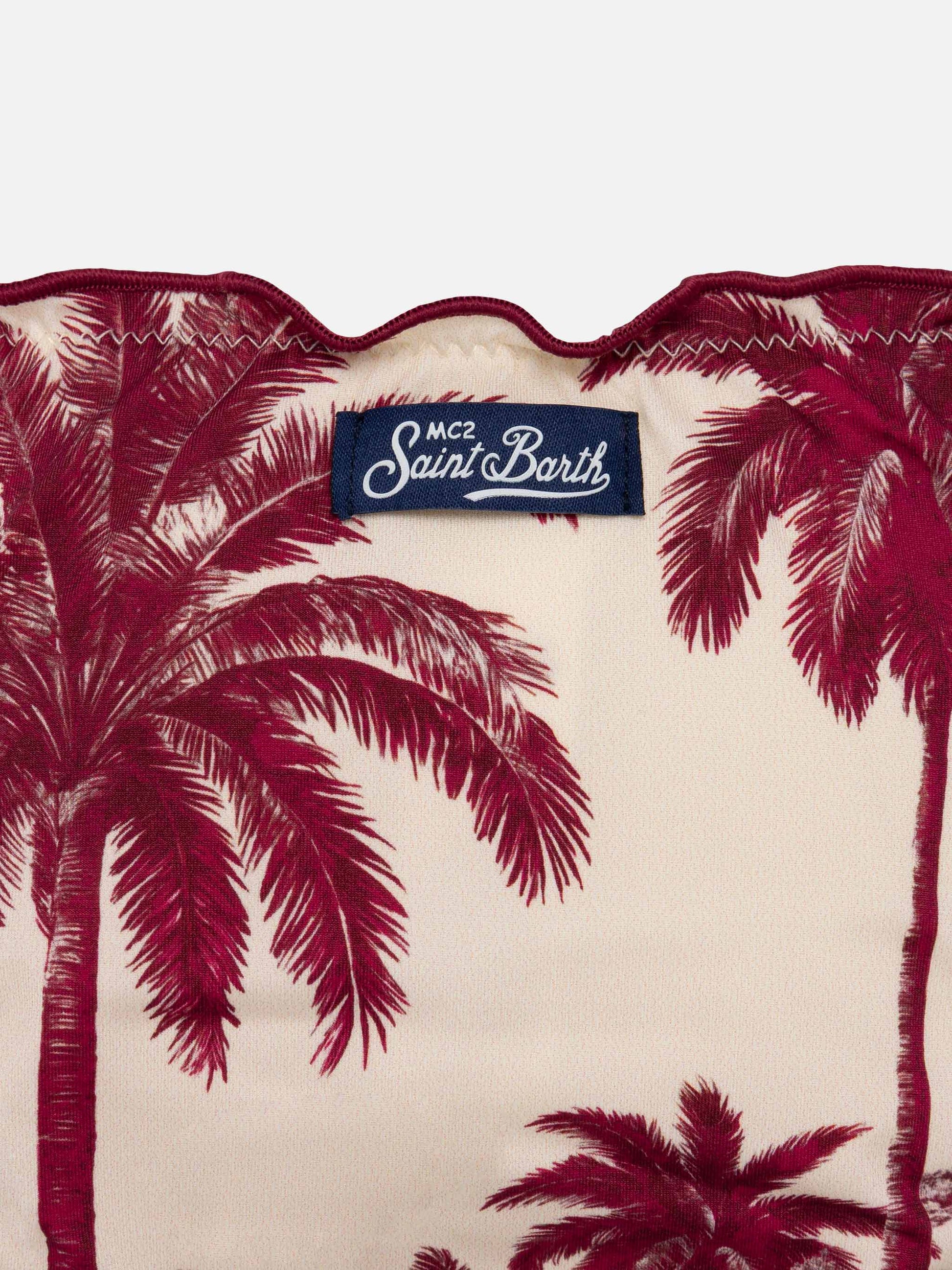 Cris classic triangle bikini with toile de jouy print | AI CO-CREATED DESIGN BY RICKDICK - POWERED BY RED-EYE - MC2 Saint Barth