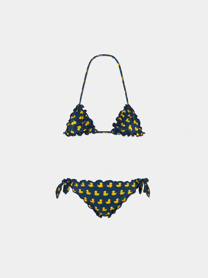 Triangle bikini Cris with ducky print