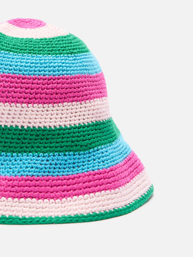 Woman crochet cloche