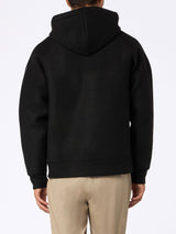 Man black cotton sweatshirt Carrel