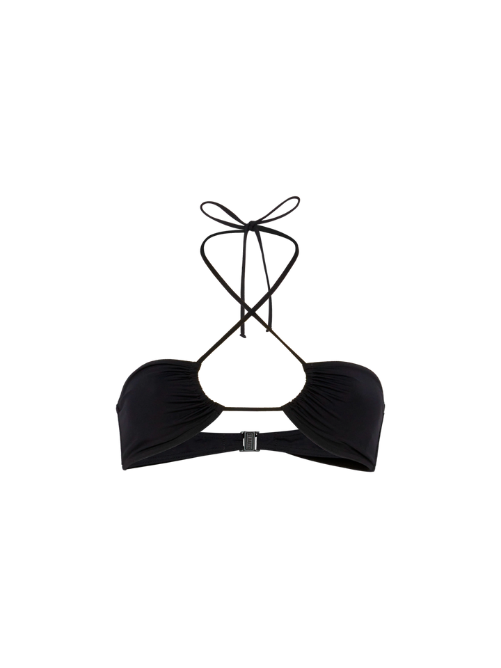 Dahlia black bandeau top - MC2 Saint Barth