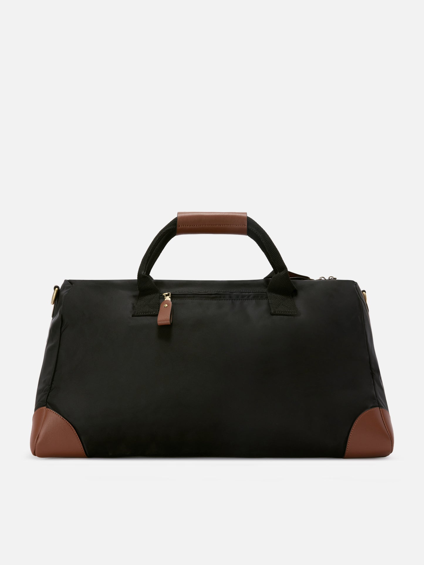 Borsone Daily in nylon nero con logo ricamato