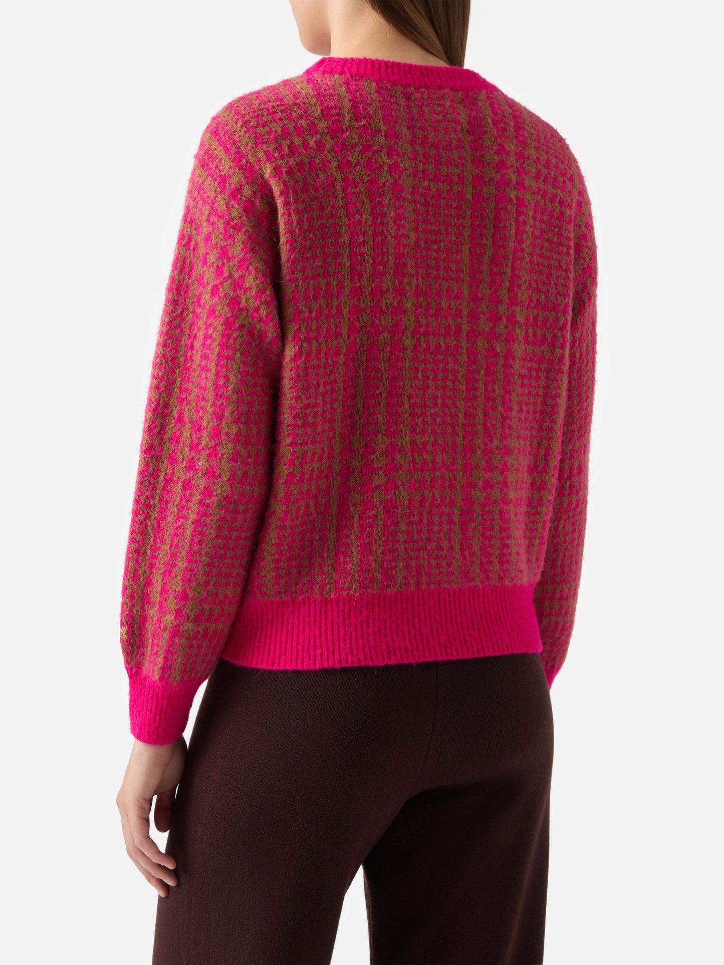 Gebürsteter Rundhalsausschnitt für Damen mit Princess of Galles