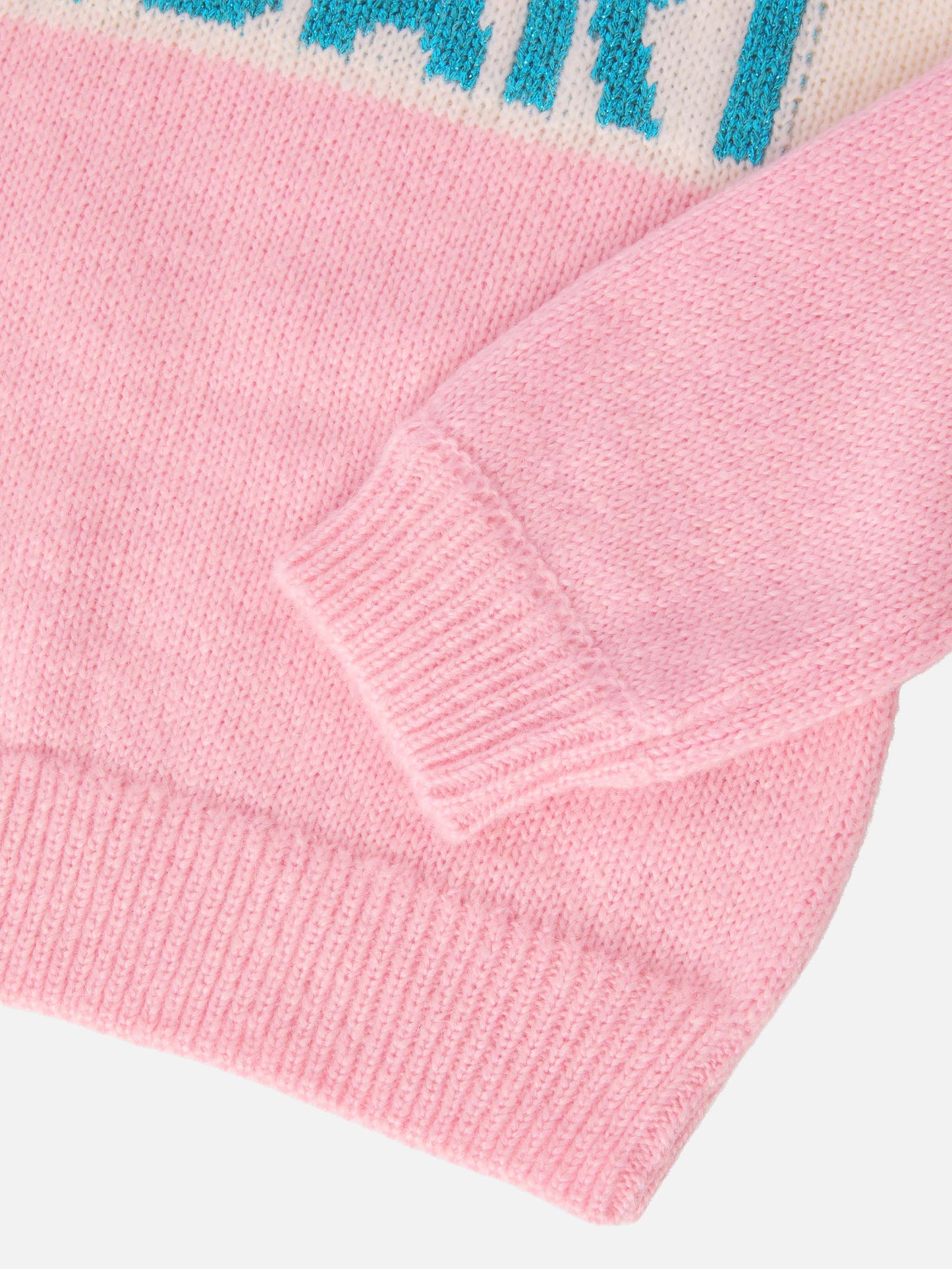 Danya Jr Alpaka-Mischpullover mit St. Barth Lurex-Jacquard