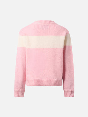 Danya Jr Alpaka-Mischpullover mit St. Barth Lurex-Jacquard