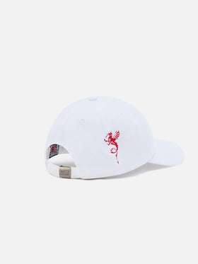 White Davis cotton baseball cap with AS Cannes embroidery | AS CANNES SPECIAL EDITION