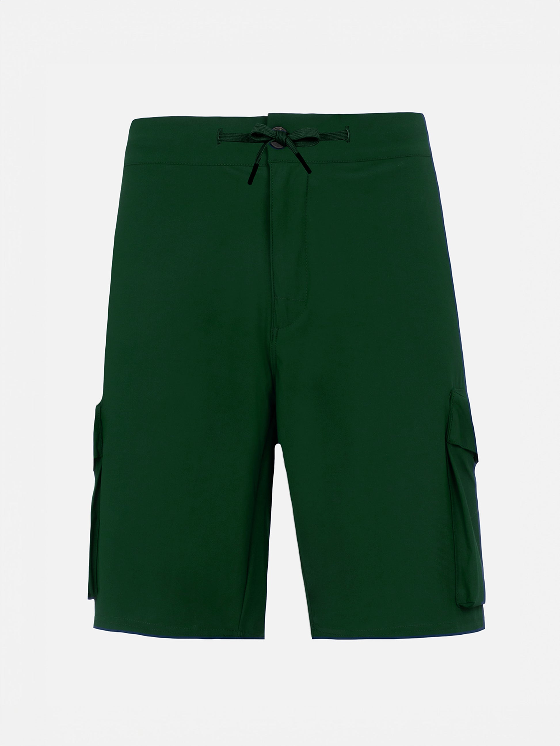 Military green technic fabric bermuda shorts Deck - MC2 Saint Barth