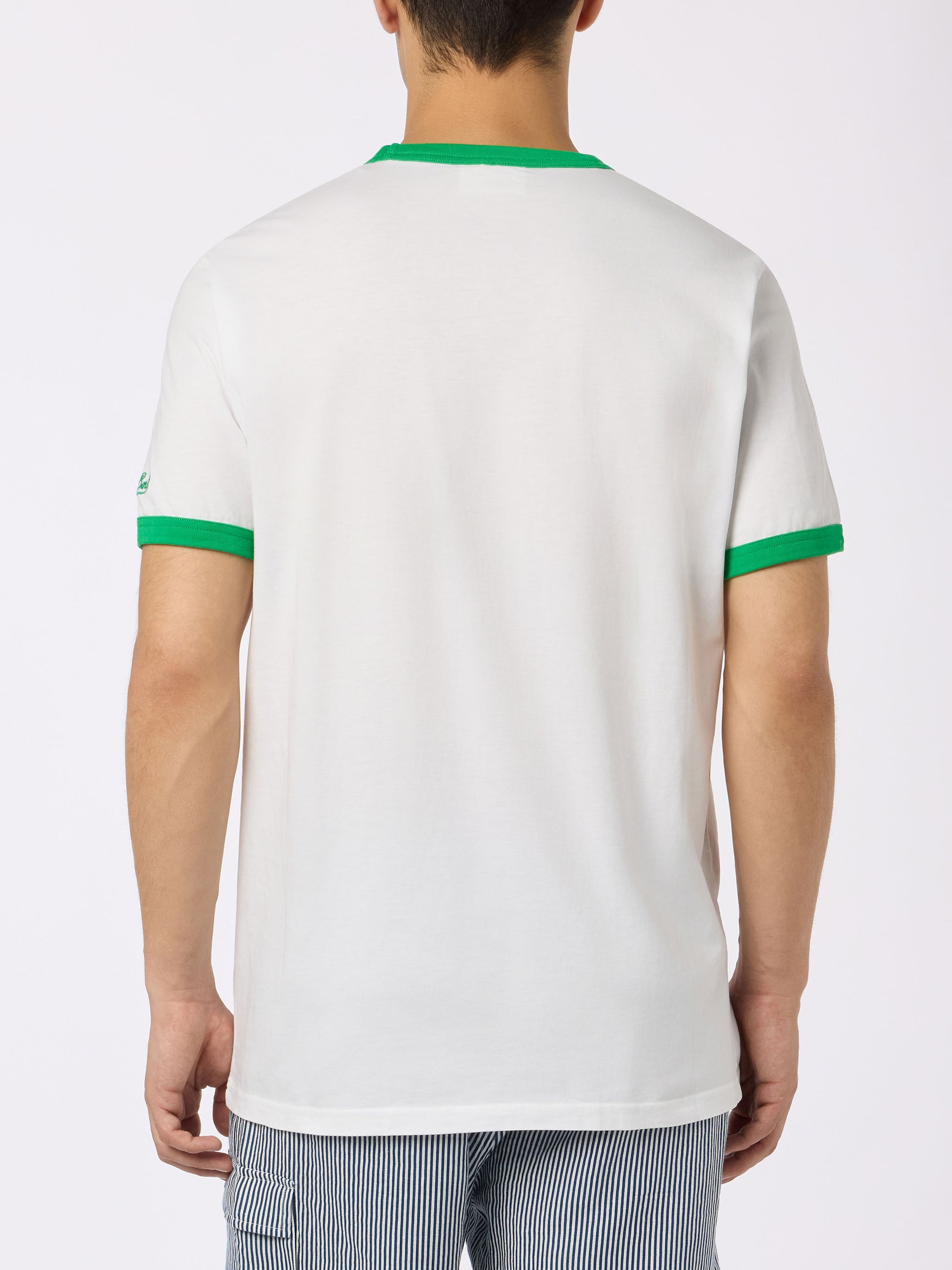 Man cotton t-shirt with Hulk print | MARVEL SPECIAL EDITION - MC2 Saint Barth