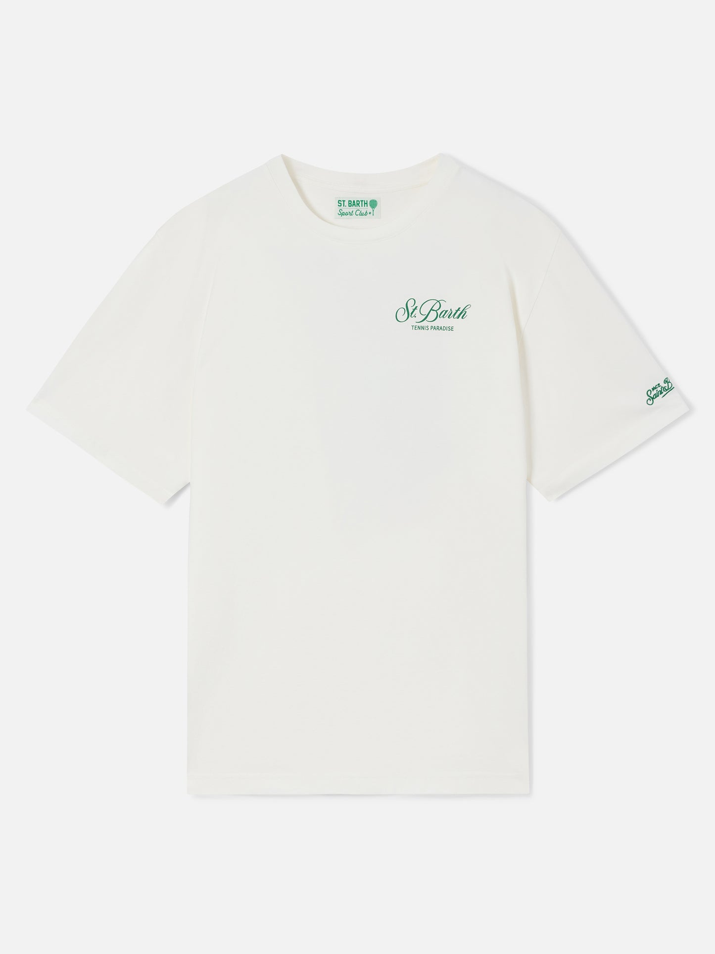 T-shirt Delmar bianca con stampa Peanuts Tennis Paradise