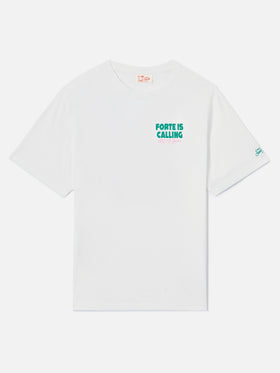 T-shirt Delmar con stampa Forte Is Calling e maxi grafica sul retro