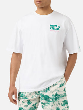 T-shirt Delmar con stampa Forte Is Calling e maxi grafica sul retro