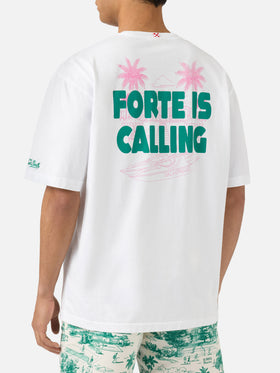 T-shirt Delmar con stampa Forte Is Calling e maxi grafica sul retro