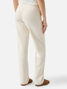 Joggers fondo dritto Deena in bianco