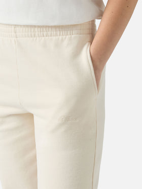 Joggers fondo dritto Deena in bianco