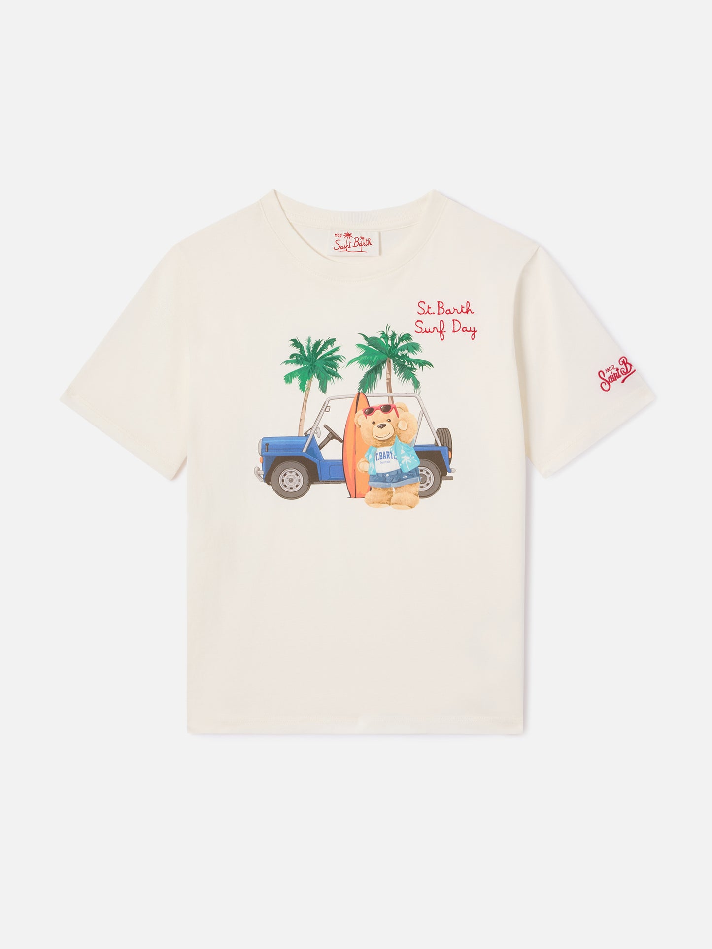 T-shirt Denver Jr con ricamo Surf Day
