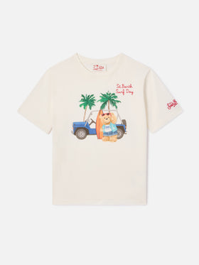 T-shirt Denver Jr con ricamo Surf Day