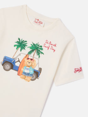 T-shirt Denver Jr con ricamo Surf Day