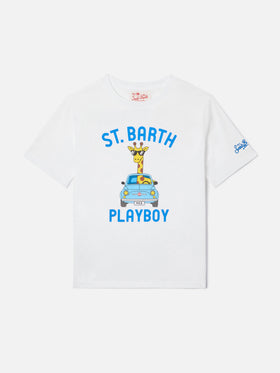 T-shirt Denver Jr avec maxi imprimé St. Barth Playboy 