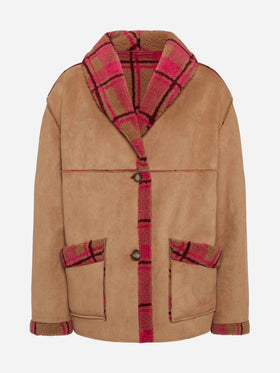 Woman reversible shearling jacket Dorys - MC2 Saint Barth