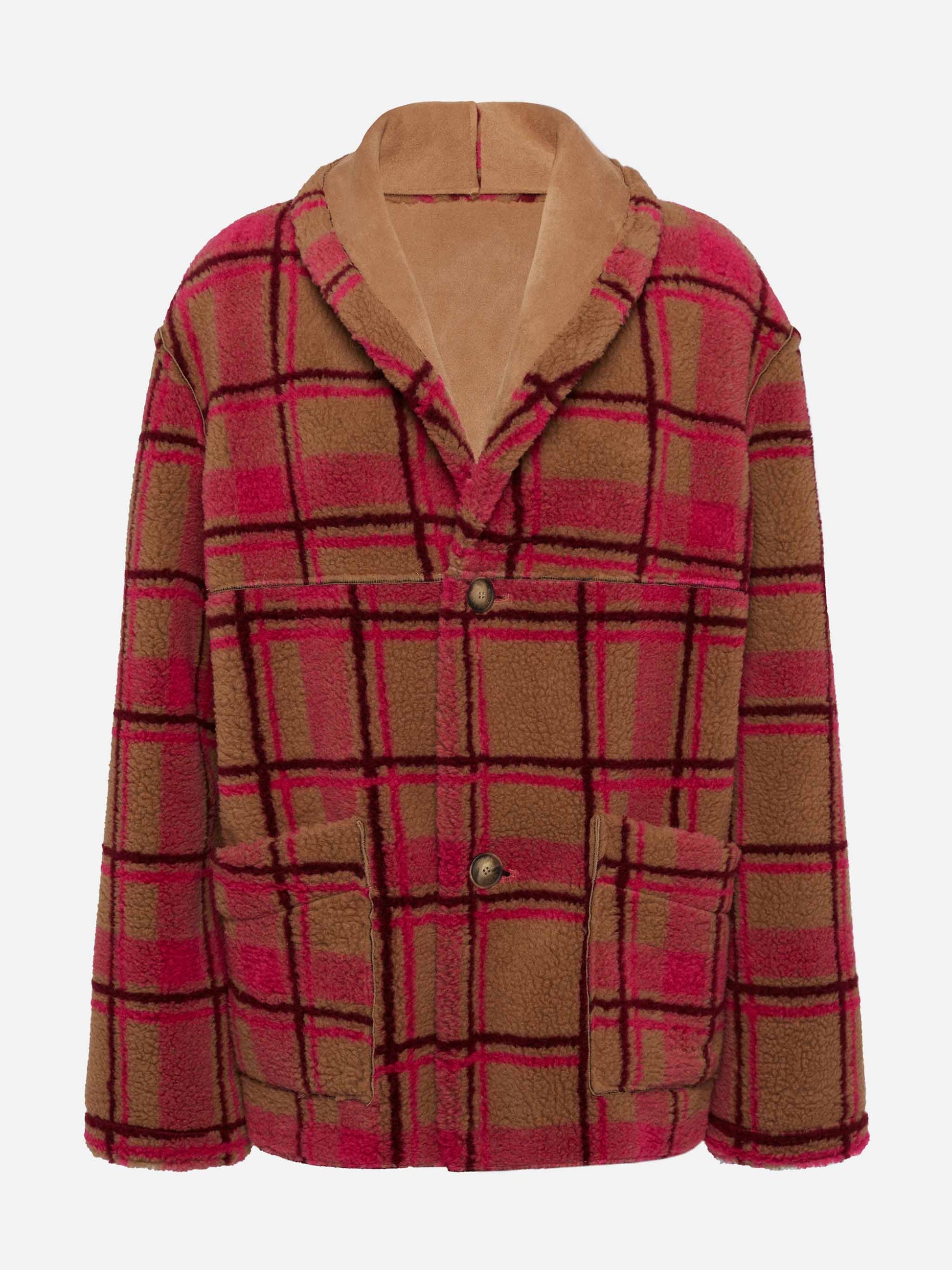 Woman reversible shearling jacket Dorys - MC2 Saint Barth