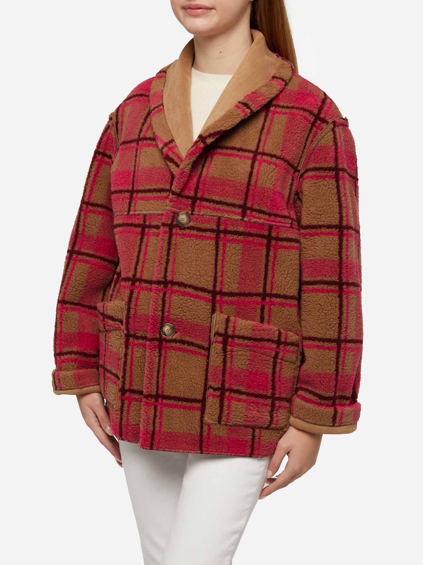 Woman reversible shearling jacket Dorys - MC2 Saint Barth