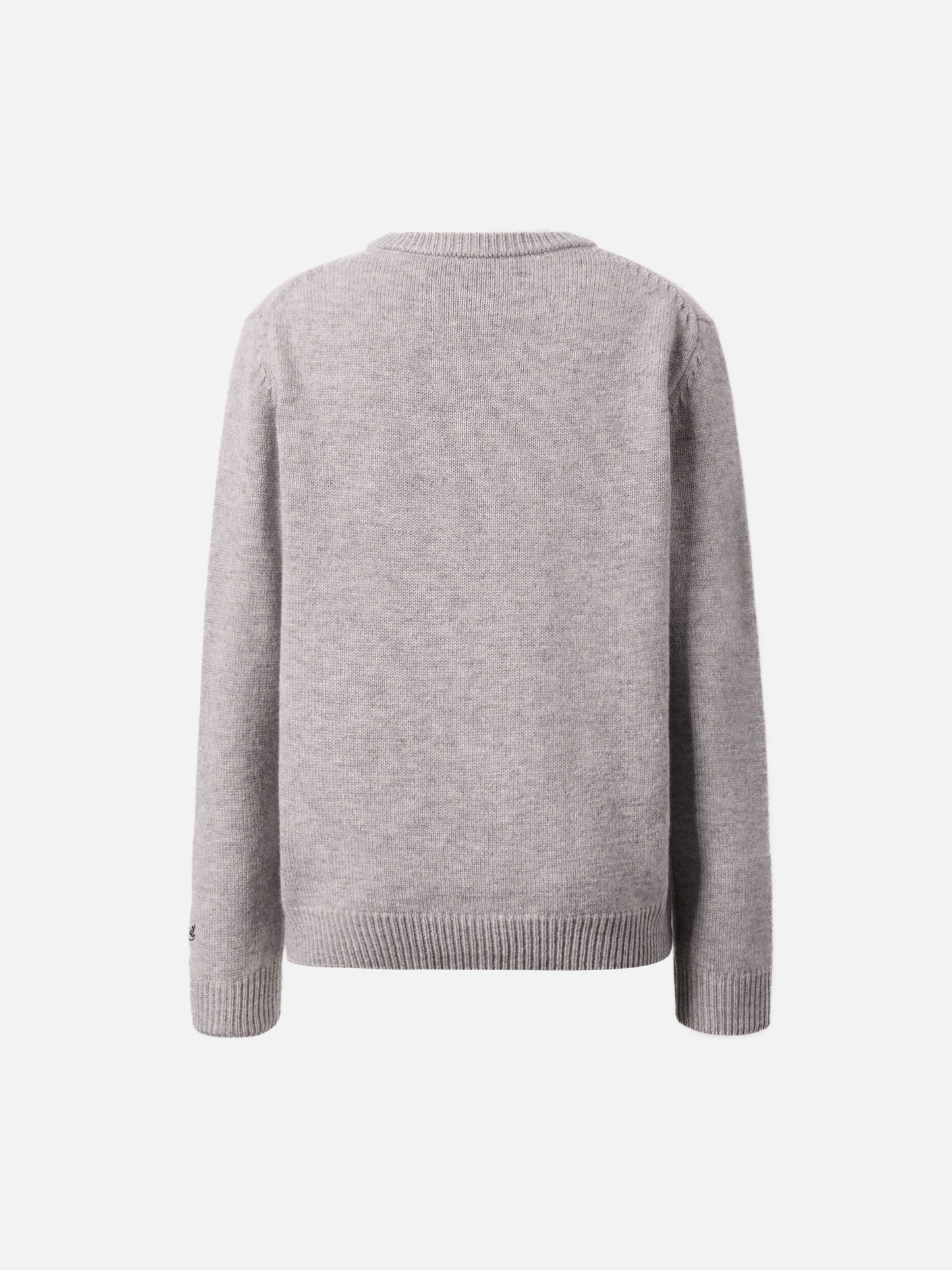 Pullover Douglas aus Kaschmirmischung mit Woodstock-Print und Vado dai Nonni-Stickerei | PEANUTS SONDEREDITION