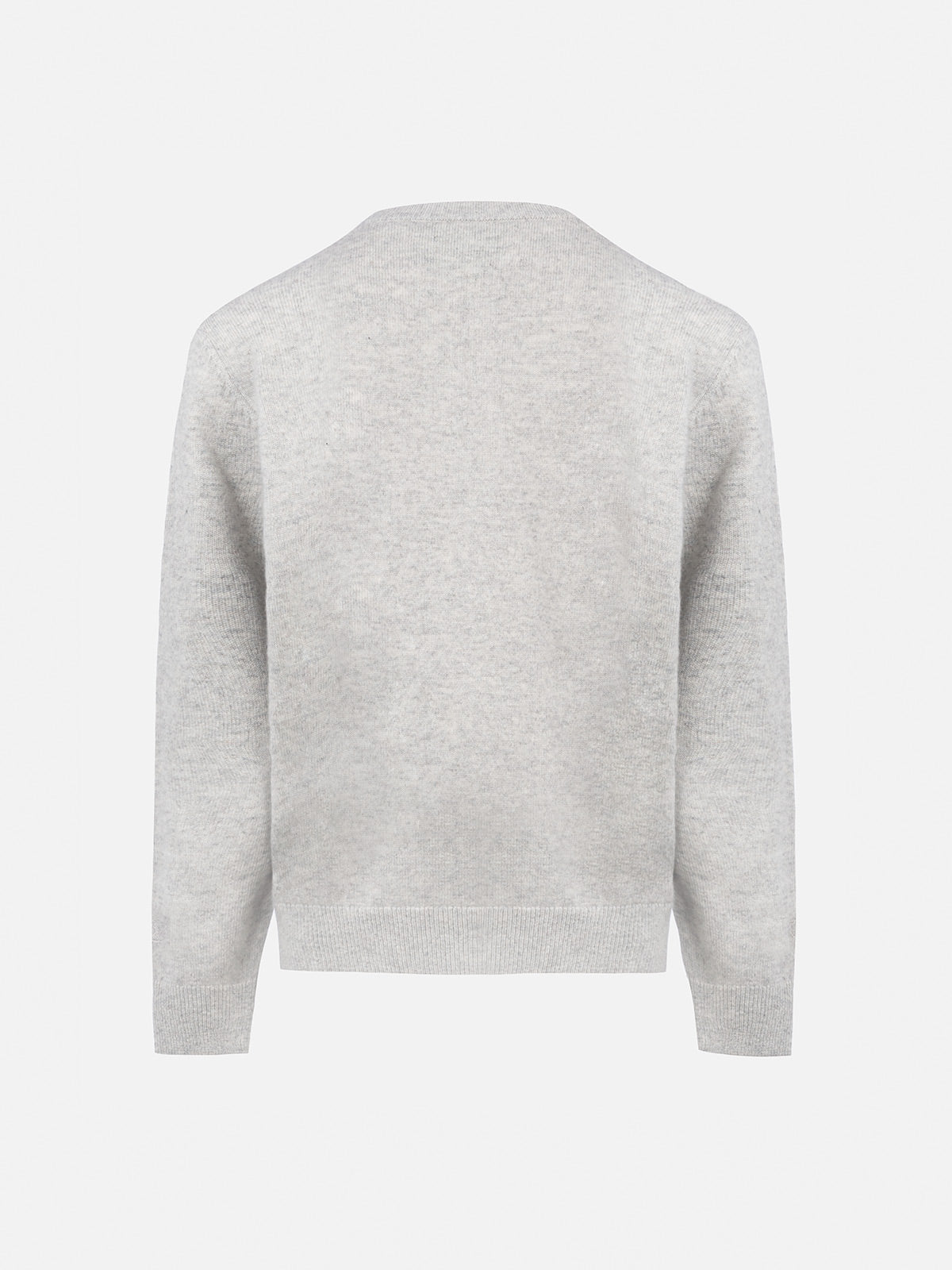 Boy grey crewneck sweater Douglas with Mickey Mouse print | DISNEY SPECIAL EDITION - MC2 Saint Barth